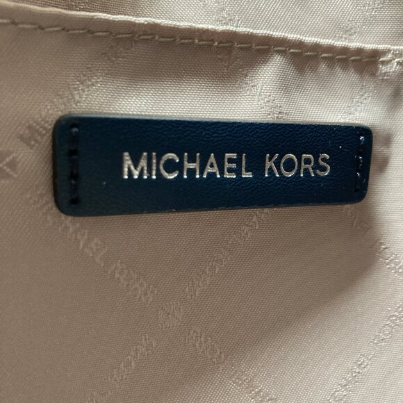 Michael Kors Ember Small Messenger Top Handle Handbag Crossbody in Denim - Picture 10 of 11